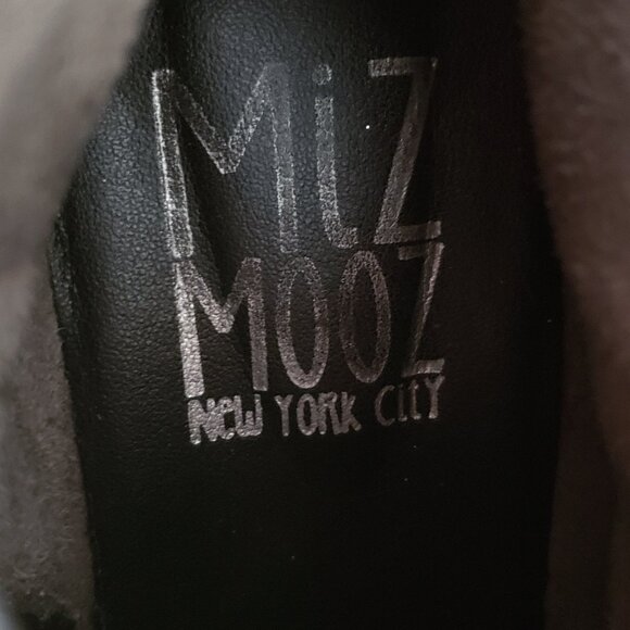 Anthropologie Miz Mooz Erie Short Buckle Boots Brandy size 38 US 8 Slouchy Boho - Picture 4 of 14